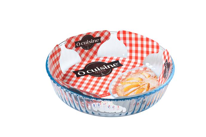 E-shop OCUISINE Sklenená zapekacia forma na tortu Ocuisine 26 cm, borosilikát