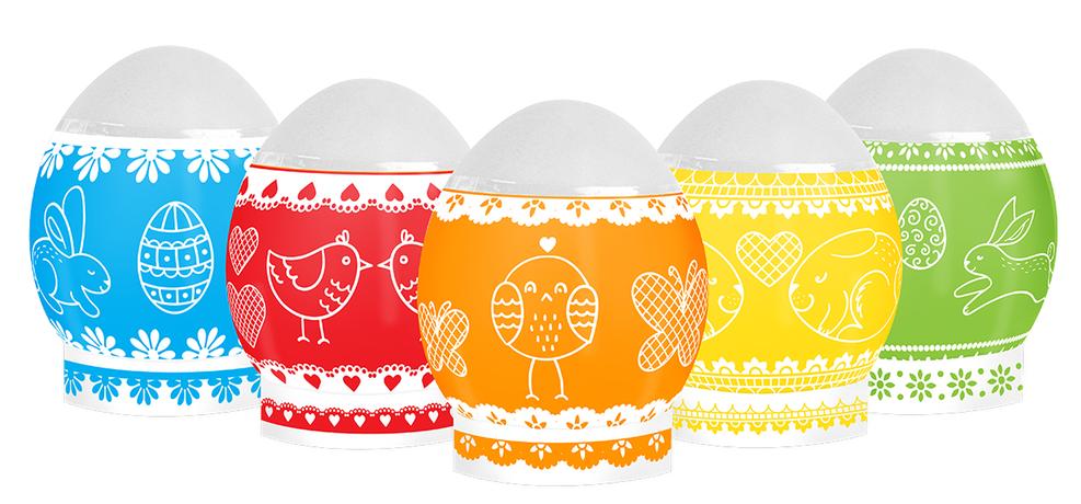E-shop Arpex Termonálepky na veľkonočné vajíčka s podstavcami 9ks