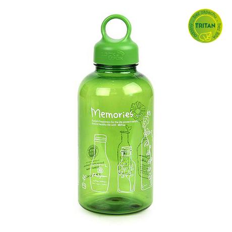 LOCKNLOCK Fľaša na vodu &quot;Bisfree loop&quot;, 530 ml, zelená