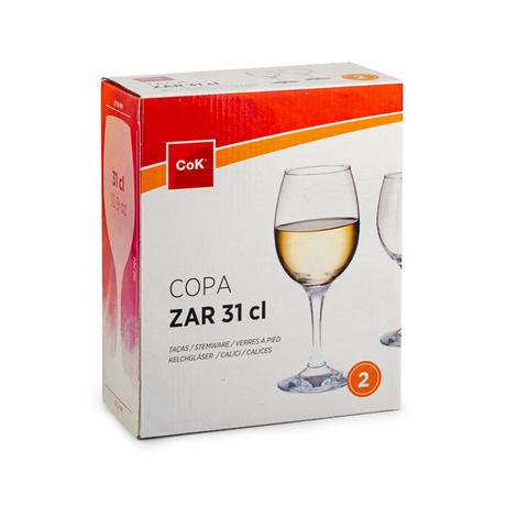E-shop Cegeco Pohár na víno CoK Zar 310ml 2ks