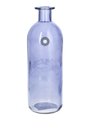 E-shop DUIF Sklenená váza fľaša WALLFLOWER 20,5cm levanduľa