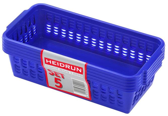 E-shop heidrun Plastový košík HEIDRUN 20,5x10x6,5cm 5ks