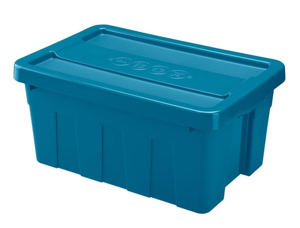 Plastový úložný box s vekom HEIDRUN 45l