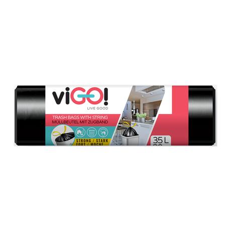 E-shop VIGO Zaťahovacie vrecká do odpadkových košov 30l VIGO 20ks