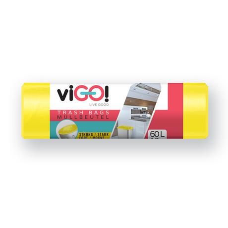 E-shop VIGO Vrecká do odpadkových košov 60l VIGO 10ks žltý