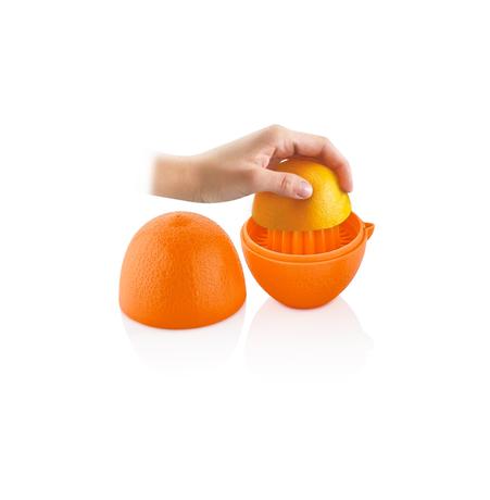 Plastový lis na citrusy s nádobkou MIX farieb