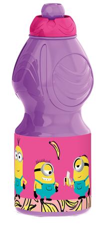 E-shop STOR Plastová fľaša Mimoni 400ml fialová