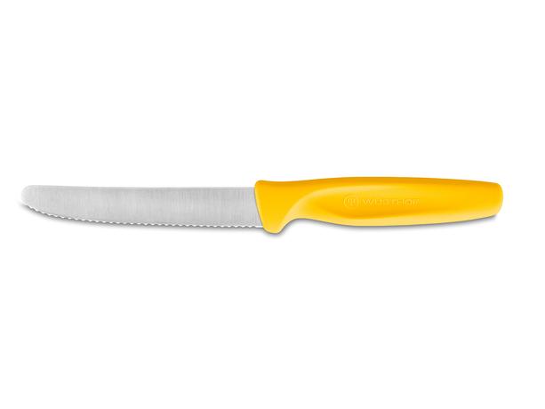 E-shop Wüsthof Univerzálny nôž WÜSTHOF 10cm vrúbkované ostrie, žltý