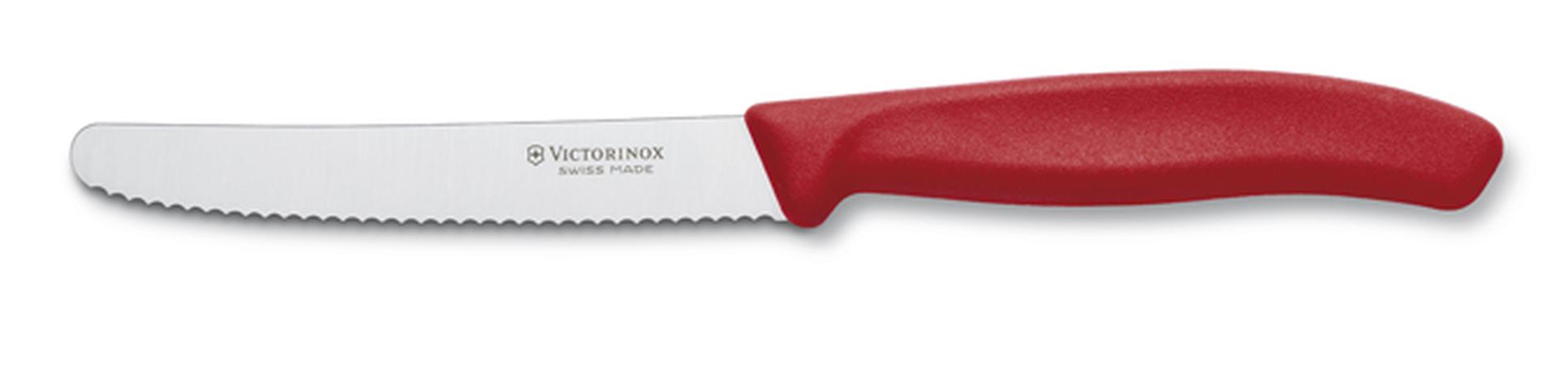 VICTORINOX Nôž na rajčiny Victorinox SwissClassic červený