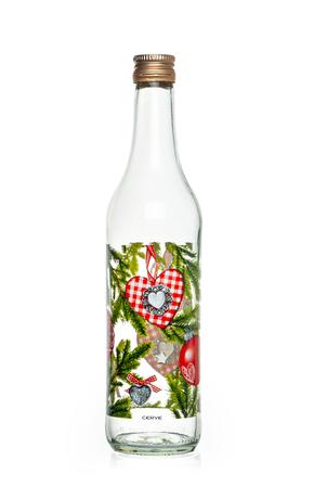 E-shop CERVE Sklenená fľaša s viečkom TORO 500ml vianočný dekor